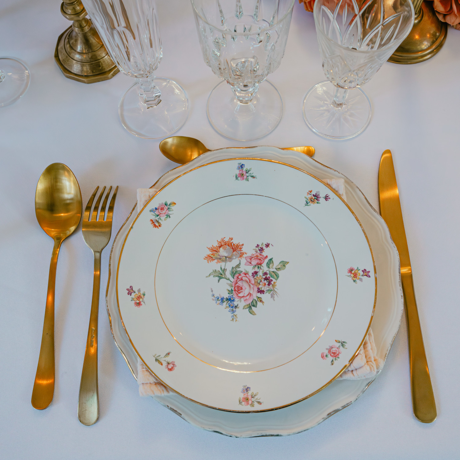 Assiettes Plate Vintage