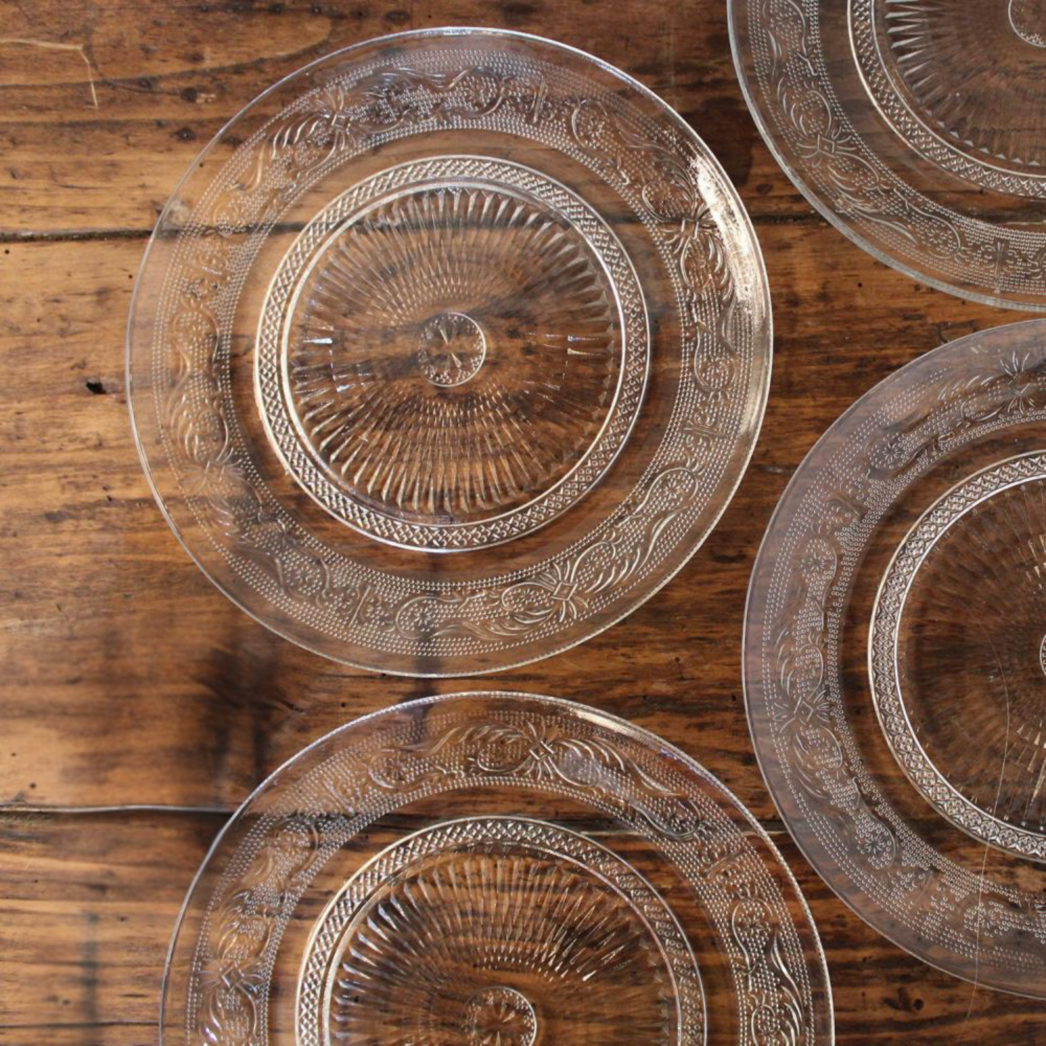 Assiette Transparente Plate