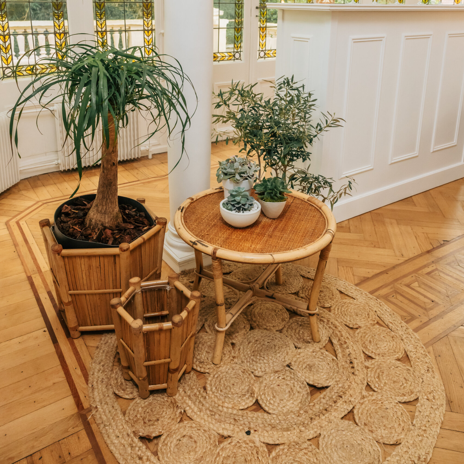 Table Basse Bambou Naturel 2