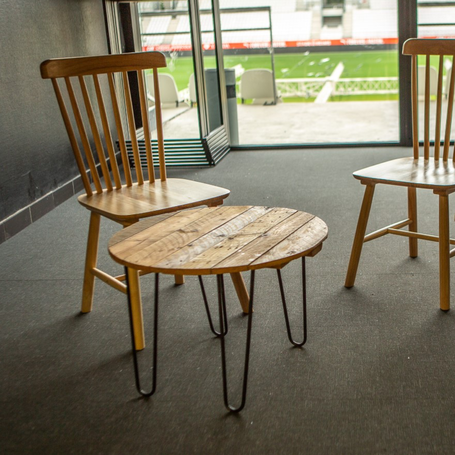 Table Basse Ronde Artisanale