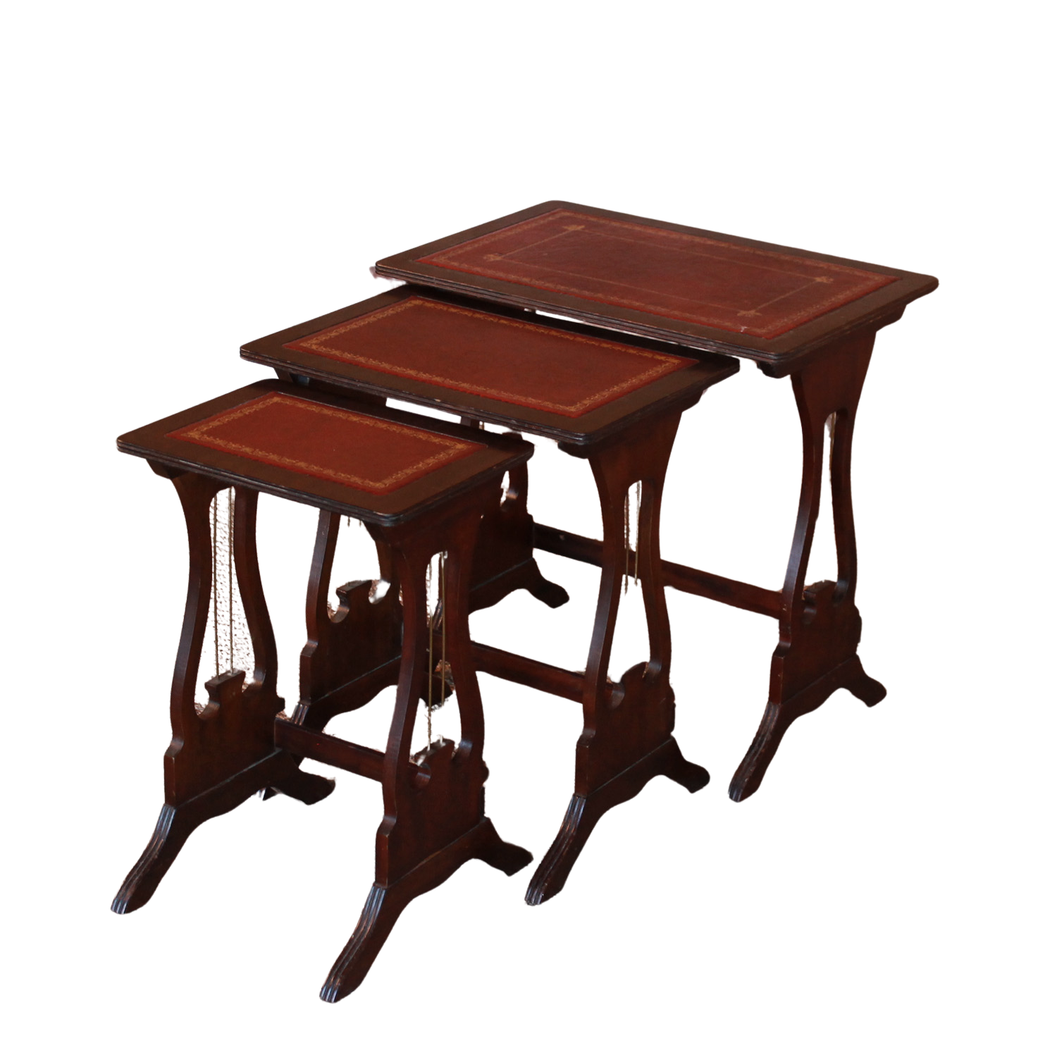 Table Cuir Rouge