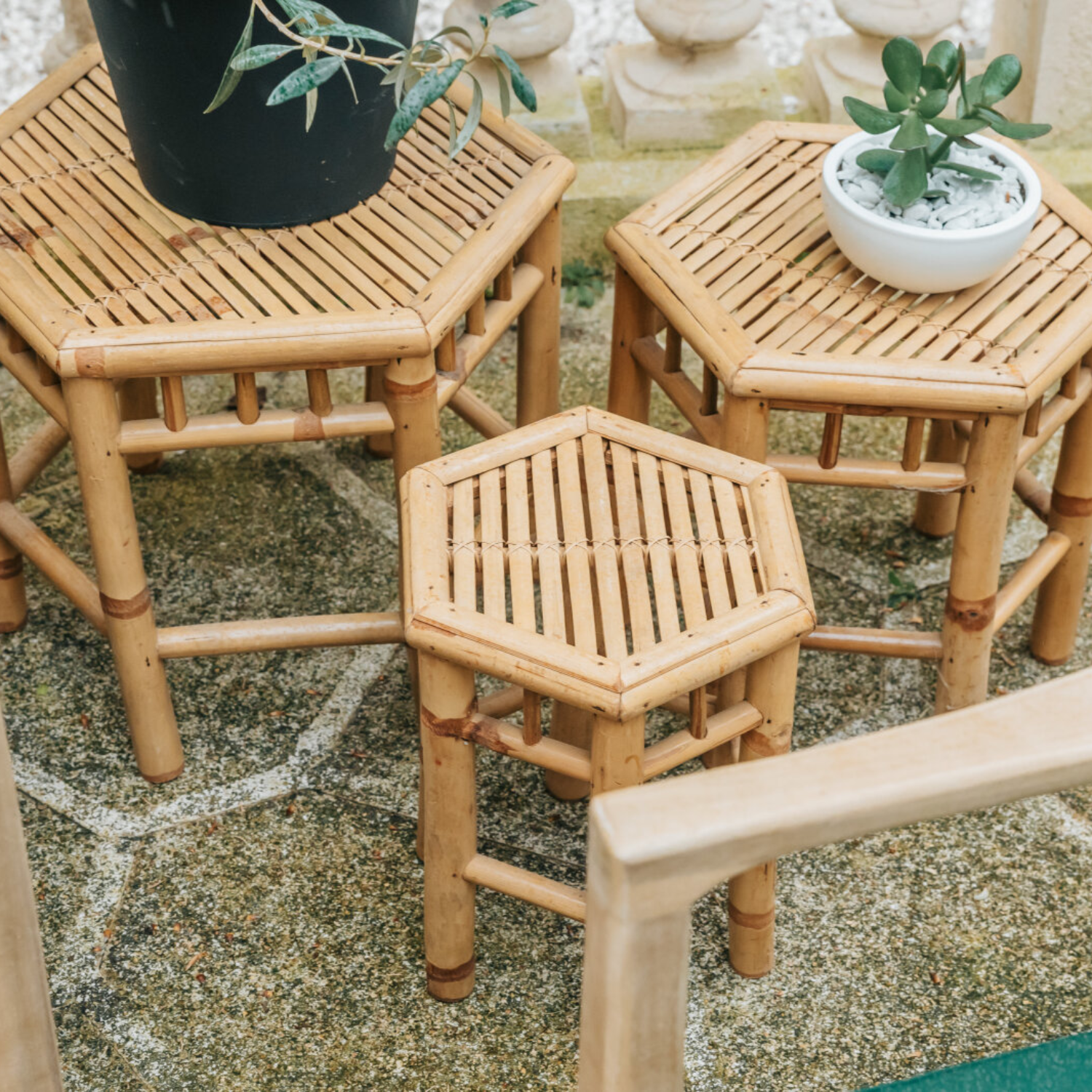 Table Basse Gigogne Bambou