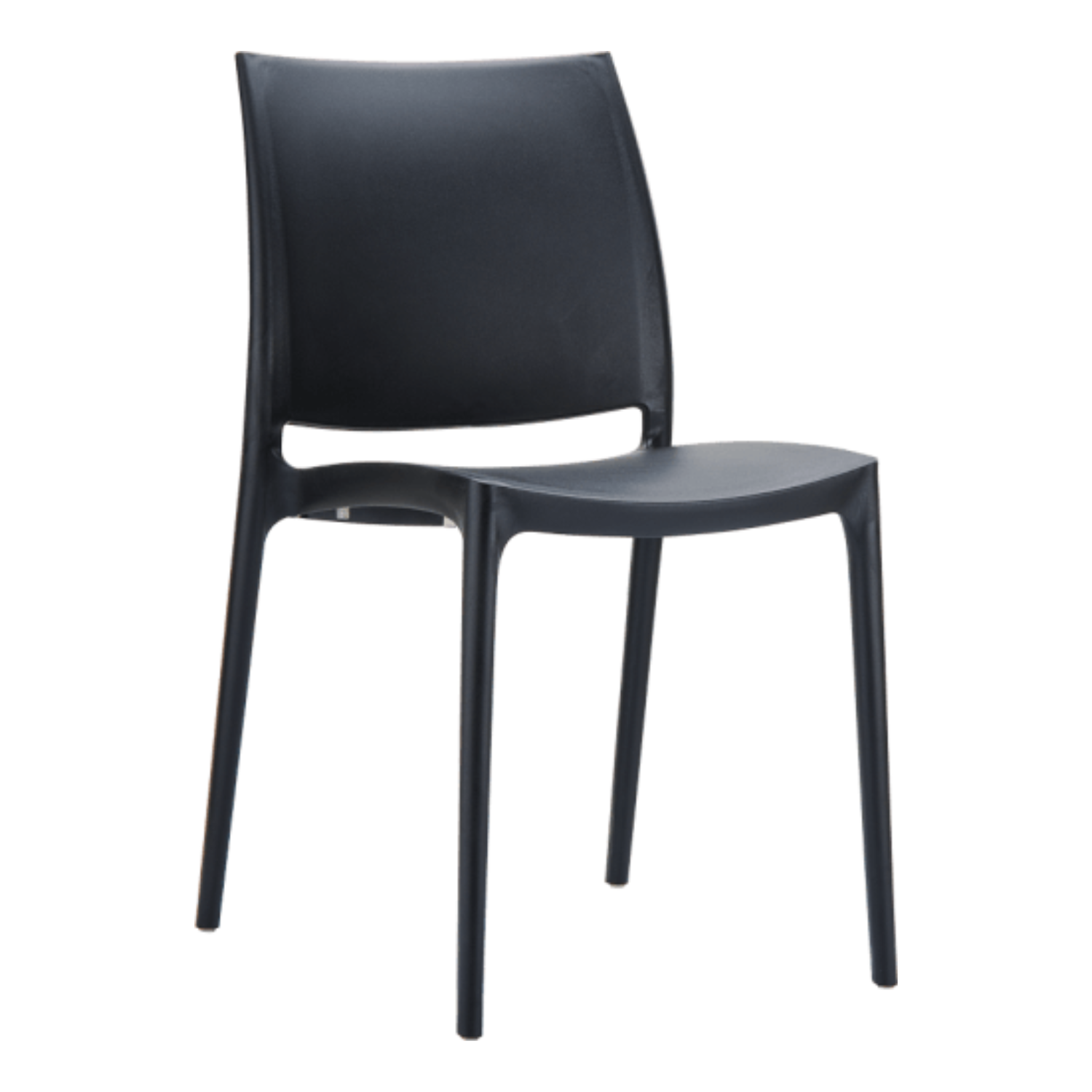 Chaise Polypro Noire