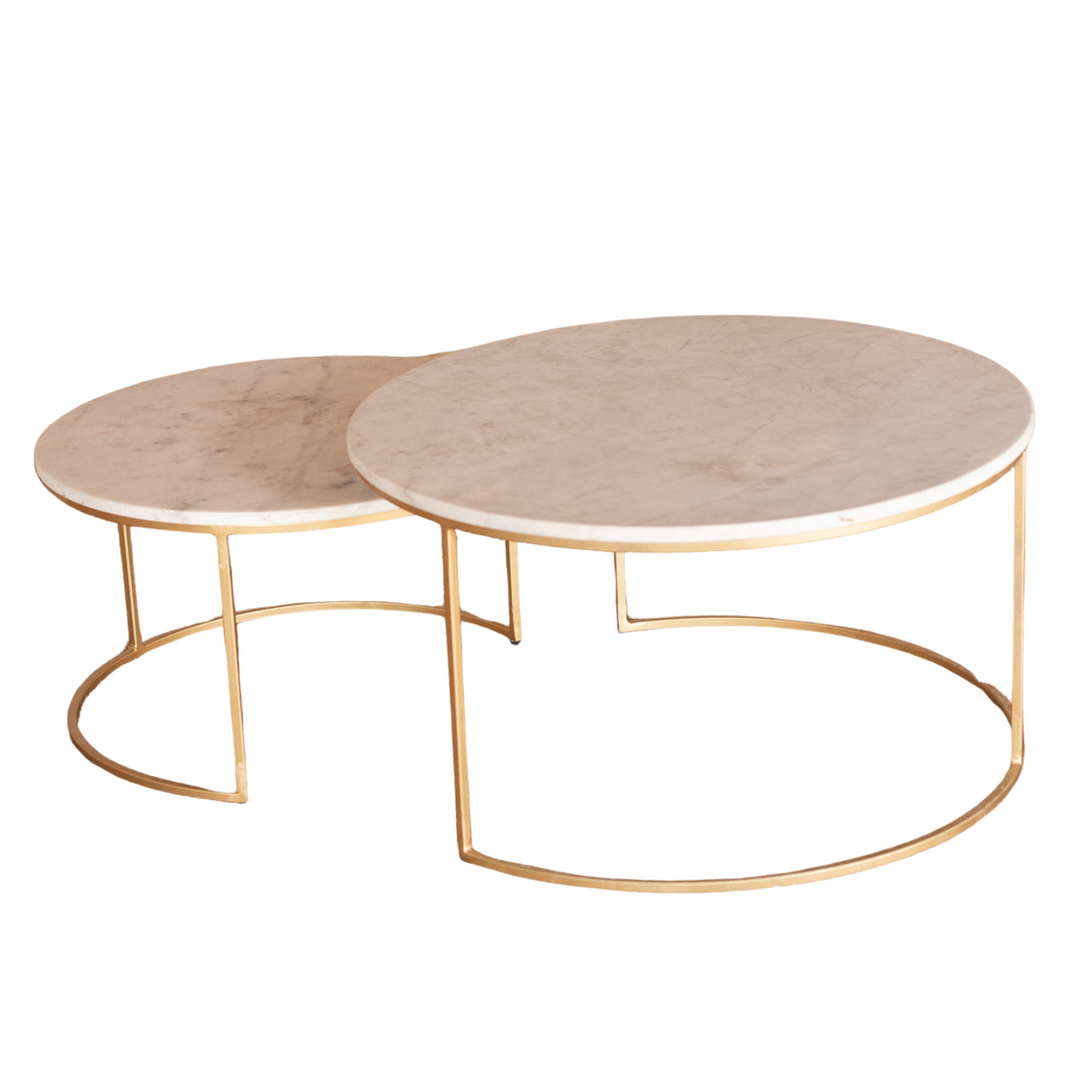 Duo Table Basse Gigogne Marbre