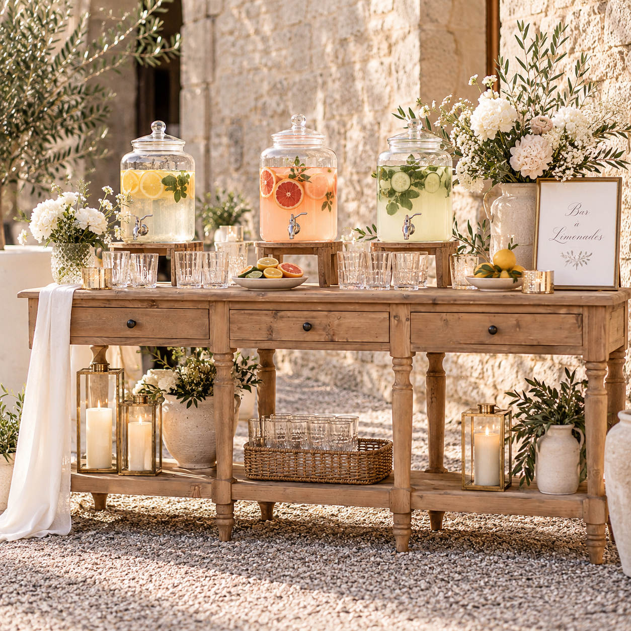 Bar A Limonades Champetre Chic
