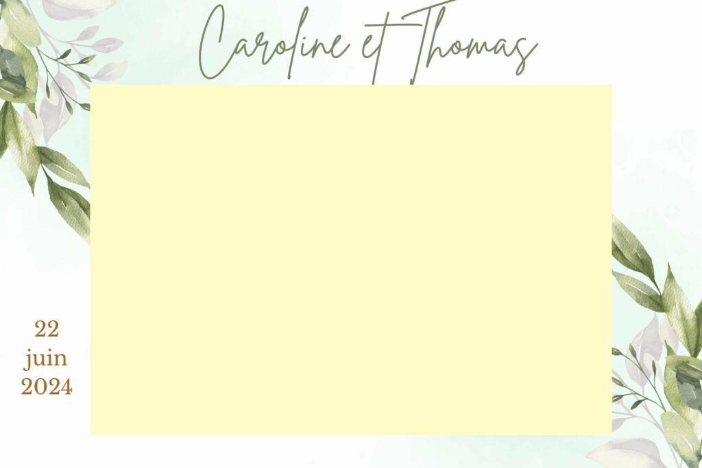 Borne Photo Bois Cadre