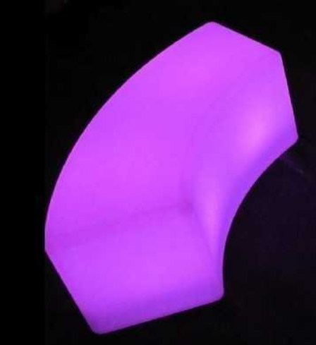 5 Banc Lumineux Arrondis