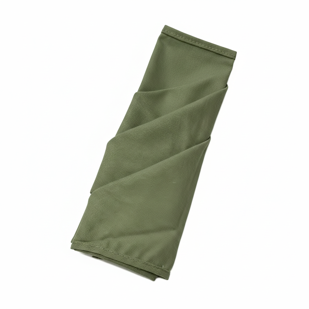 4 Serviettes Polyester Vert Fougere