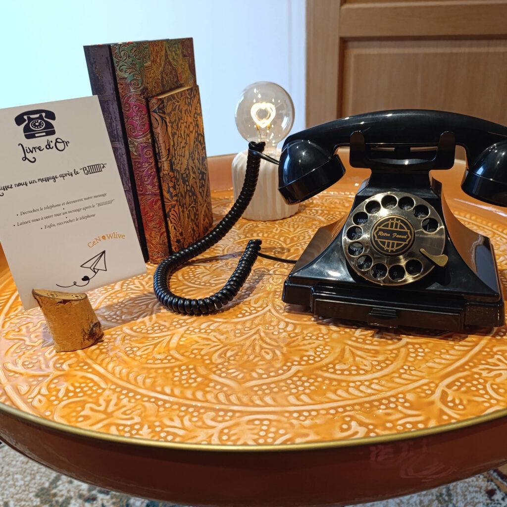 6 Telephone Retro Noir